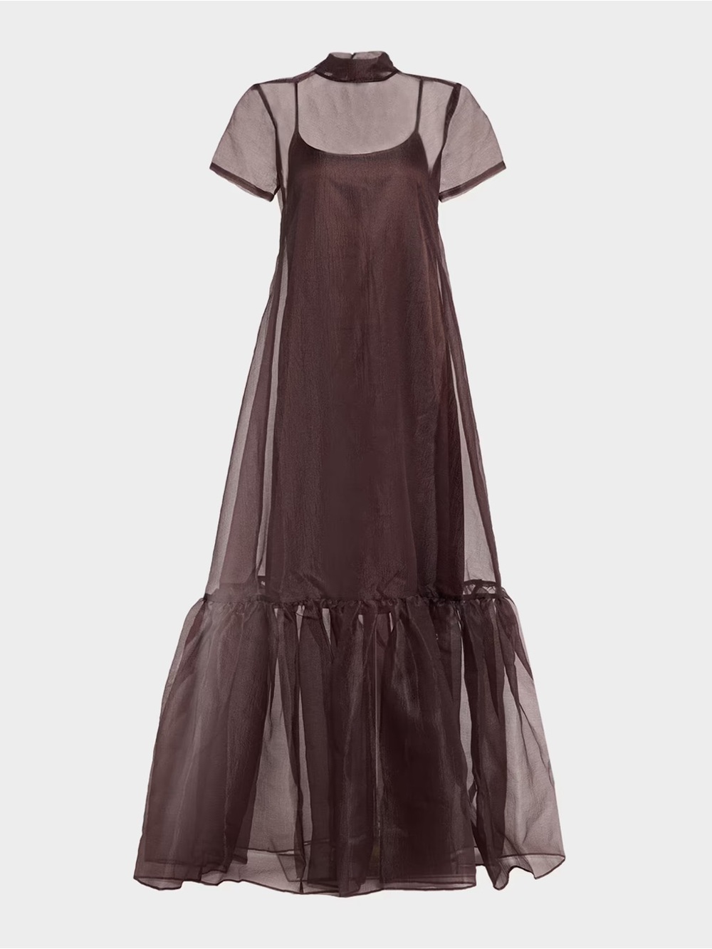 STAUD Calluna Organza Maxi Dress Sz small